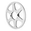 10 Inch Open Reel Takeup Reel Consumer Electronics with 6 Holes for and 4 Inch Tapes Black Aluminum Design (Silver) view 2