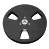1 and 4 5 Inch Empty Consumer Electronics Tape Reel Aluminum Alloy Sound Tape Takeup Reel (Black) view 1