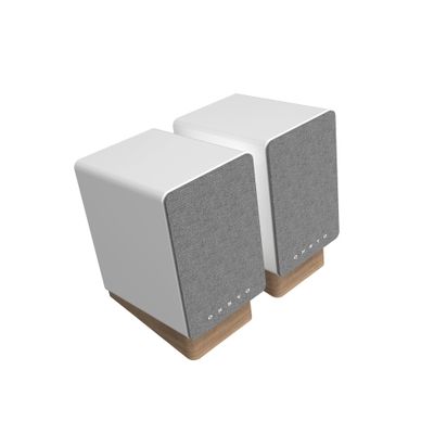 Onkyo Creator Series GX-10DB Powered Monitors, White - 3" woofer, USB/C, line/Phono, Optical Ports and Bluetooth 5.3 LE Audio connectivity