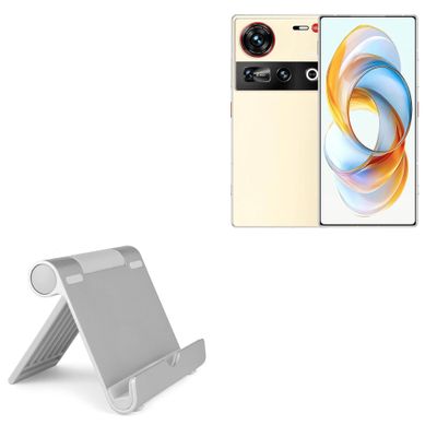 BoxWave Stand and Mount Compatible with ZTE Nubia Z70 Ultra - VersaView Aluminum Stand, Portable, Multi Angle Viewing Sturdy