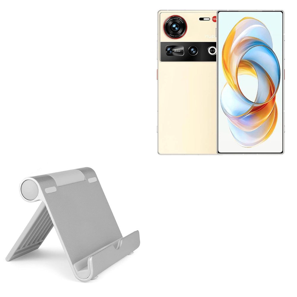 BoxWave Stand and Mount Compatible with ZTE Nubia Z70 Ultra - VersaView Aluminum Stand, Portable, Multi Angle Viewing Sturdy