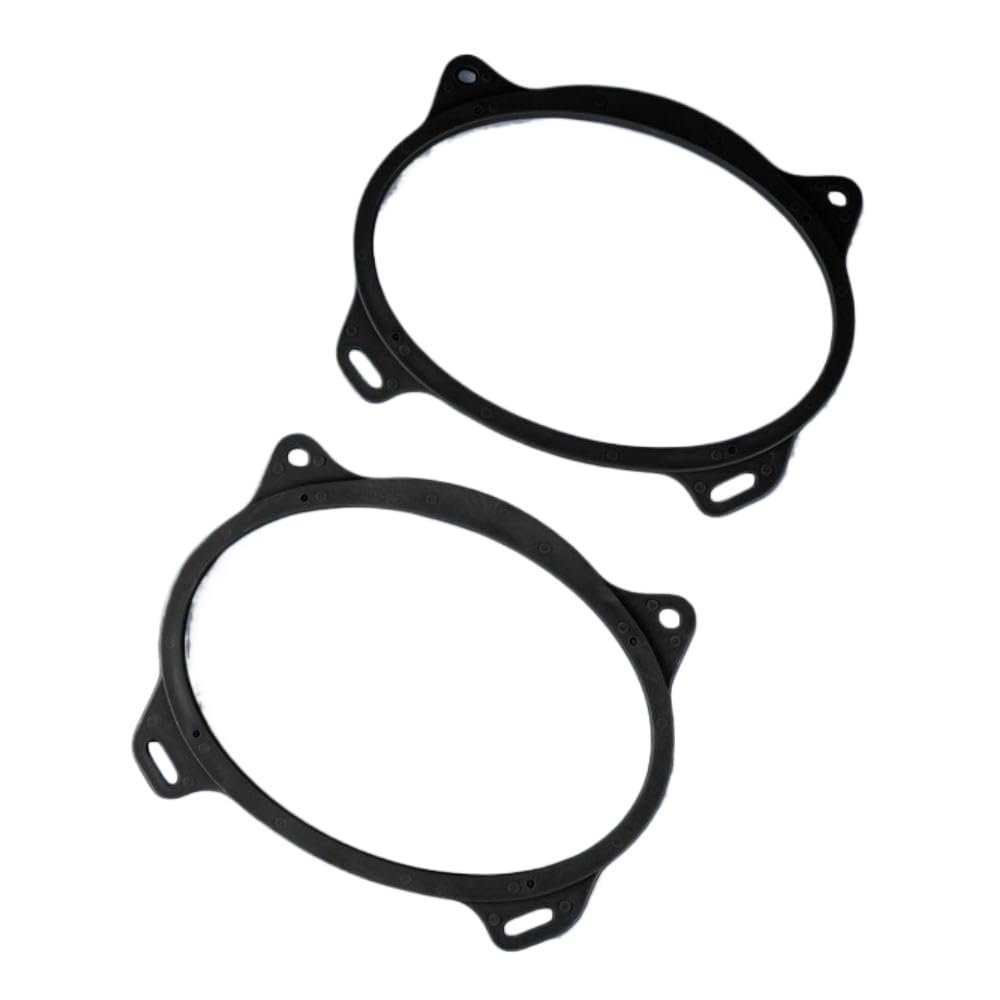 2Pcs Oval Rear Speaker Mounting Adapter 6x9 Inch Compatible with Various Models 2007 to 2009 Black Plastic