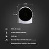 Feit Electric Smart Garage Door Camera, 2-Way Audio, Live Streaming, Human Motion Detection, 24/7 Recording, Infrared Night Vision, Remote Closure & Alerts, Alexa/Google Asst Compatible, CAM/GAR/WiFi view 2