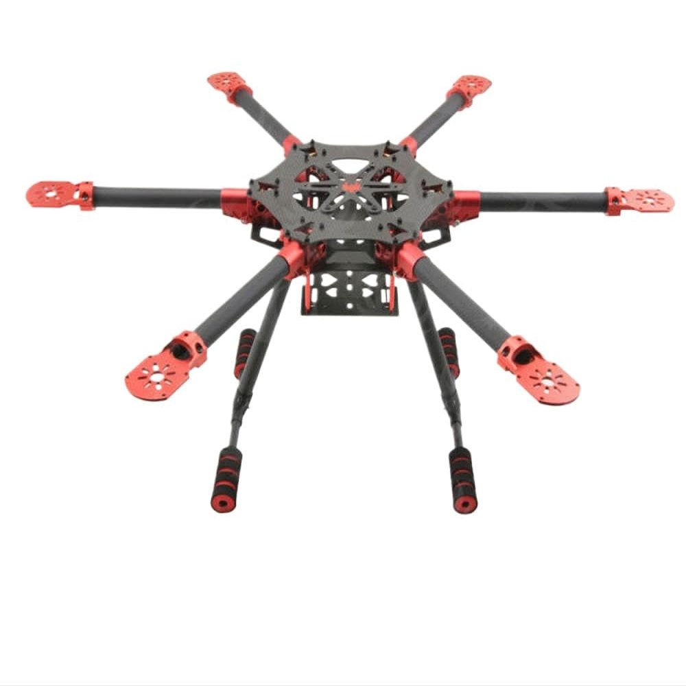 DIY FPV Aerial Drone 6-Carbon Fiber Frame Umbrella Folding Design With Landing Gear Compatible With Compatible With 600 750 Wheelbase(HF600 empty frame)