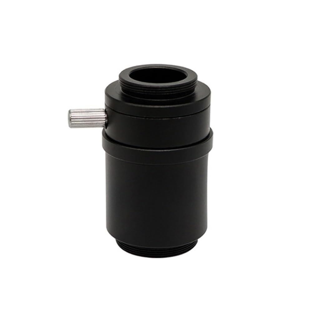 Lab Microscope Accessories Microscope Adapter- CTV 1/2 1/3 1X Adapter 0.3X 0.5X C Mount Lens Adapter for Trinocular Stereo Microscope HDMI VGA USB Video Camera(1X)