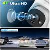 OOSSXX (4K Ultra & 130Wide-Angle) Wired Outdoor Security Camera System Dome PoE IP Cameras for Video Surveillance 2-Way Audio 8MP Home Security Cameras Systems view 4