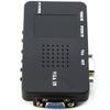 jujinglobal for VCR AV S-Video to VGA Video Composite Converter Adapter for DVD DVR Laptop Monitor Projector Signal Transfer TVBox Female Input view 4