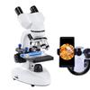 COYEUX 30000X/40000X/50000X HD Biological Microscope, Binocular Microscope for Adults, 185 Achromatic Objective, Dual LED Illumination, for School Home Education view 1