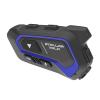 StellarTalk Motocycle Helmet Wireless Bluetooth Headset BlueT-S5-PRO Blue IP67 Waterproof Moto Biking & Skiiing/1000M Intercom/FM Radio/2 in 1 Microphone/6 Riders Intercom/ view 2