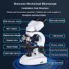 COYEUX 30000X/40000X/50000X HD Biological Microscope, Binocular Microscope for Adults, 185 Achromatic Objective, Dual LED Illumination, for School Home Education view 2
