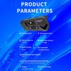 StellarTalk Motocycle Helmet Wireless Bluetooth Headset BlueT-S5 Red IP67 Waterproof Moto Biking & Skiiing /1000M Intercom/2 in 1 Microphone/2 Riders Intercom/ view 3