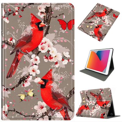 Case for Fire Max 11 Tablet (2023 Release), Slim Folio Stand Cover with Auto Wake/Sleep & Shockproof PU Leather, Lightweight Protective Case for Amazon Fire Max 11 11-Inch Tablet, Red Head Bird