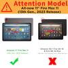 Case for Fire Max 11 Tablet (2023 Release), Slim Folio Stand Cover with Auto Wake/Sleep & Shockproof PU Leather, Lightweight Protective Case for Amazon Fire Max 11 11-Inch Tablet, Red Head Bird view 2