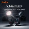 GODOX V100 O GODOX Flash for Olympus Touchscreen Control,100W TTL Camera Flash GODOXV1 for Olympus Upgraded,70 Full Power Consecutive Flashes, Camera Flash view 2