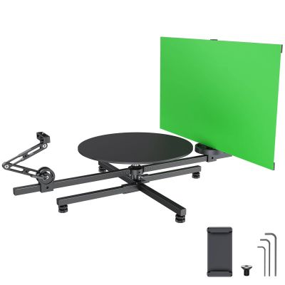 360 Video Camera Product Shot 360 Rotating Platform RigCamera Spinner - Adjustable Shooting Arms+ Interface Expansion,Photography Turntable Photo Booth
