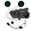 StellarTalk Motocycle Helmet Wireless Bluetooth Headset BlueT-S5 Black IP67 Waterproof Moto Biking & Skiiing /1000M Intercom/2 in 1 Microphone/2 Riders Intercom/ view 1