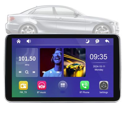 VNATWGOO Car Headrest Player Touch Screen, 10.1" TV Screen, Support Cordless Carplay & Android Auto & Screen Projection & USB/TF
