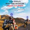StellarTalk Motocycle Helmet Wireless Bluetooth Headset BlueT StellarTalk-S2 IP67 Waterproof Moto Biking & Skiiing /1000M Intercom/2 in 1 Microphone/2 Riders Intercom/ view 4
