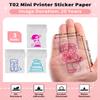 Memoking T02 Mini Sticker Printer - Portable Thermal Inkless Sticker Maker Machine - Bluetooth Phone Printer for Study Graphics, Anatomical Diagrams, Photos, Students view 2