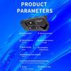 StellarTalk Motocycle Helmet Wireless Bluetooth Headset BlueT-S5-PRO Black IP67 Waterproof Moto Biking & Skiiing/1000M Intercom/FM Radio/2 in 1 Microphone/6 Riders Intercom/ view 4