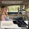 KUXIU Magnetic Wireless Charging Car Headrest Tablet Holder for iPad Pro 11'' M4 [2024]Only, Tablet Car Back Seat Mount for Kids, Road Trip Essentials Trave Holder with Air Vent Stand, 2M USB-C Cable view 3