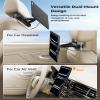 KUXIU Magnetic Wireless Charging Car Headrest Tablet Holder for iPad Pro 11'' M4 [2024]Only, Tablet Car Back Seat Mount for Kids, Road Trip Essentials Trave Holder with Air Vent Stand, 2M USB-C Cable view 4