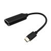 4K USB Type-C to HDMI-Compatible Cable TV Adapter USB 3.1 Converter Compatible with The PC Mate 30(Metal Black) view 1