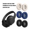 2Pcs Silicone Earpad Covers Case Fit for JBL Tune 770NC Headphones Ear Pads Cushions 770NC Headset Accessories(Black) view 2