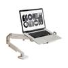 huangtinghui0802 Monitor Stand, Laptop Mount, Arm for Desk Holds 4.4-19.8lbs, Adjustable with Tray and Clamp/Grommet Base for 12"-18" view 1