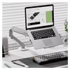 huangtinghui0802 Monitor Stand, Laptop Mount, Arm for Desk Holds 4.4-19.8lbs, Adjustable with Tray and Clamp/Grommet Base for 12"-18" view 3