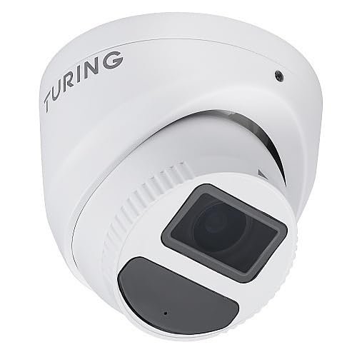 EVD5ZT256-1Y 5MP Edge Cloud Turret Camera with TV-CORE1Y License, 256Gb Onboard Storage, 2.7-13.5mm Lens, White
