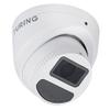 EVD5ZT256-1Y 5MP Edge Cloud Turret Camera with TV-CORE1Y License, 256Gb Onboard Storage, 2.7-13.5mm Lens, White view 1