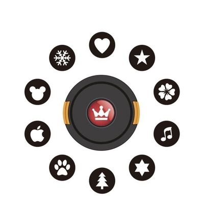 ANFKUN 10 in 1 Bokeh Defocused Effect Lens Cap Filter for Artistic Romantic Night Photography(49mm)