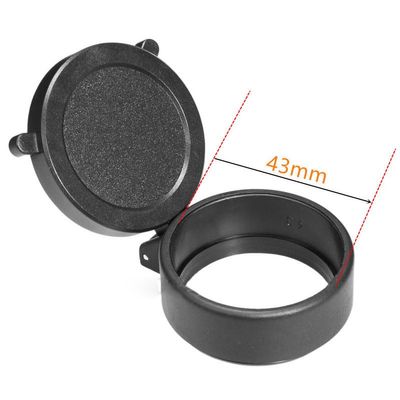ANFKUN Lens Cover Quick flip Binoculars Lens dust Cap for 25-69mm Night Sight Accessories(Inner Dia 43mm)
