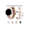 18mm Leather Strap For Huawei Watch GT 4 5 41mm WatchBands For Garmin Venu 2S 3S/Vivoactive 4S 3S Wristband Bracelet Replacement Accessories(Pink,18mm Universal) view 2
