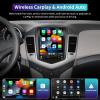 10.4 inches 5GWIFI 4GB+32GB Car Stereo Radio for Chevrolet Chevy Cruze 2009-2015 2016 Limited Android 13 Radio Upgrade T-Style Head Unit with Carplay/Android Auto with Bluetooth GPS FM/RDS 48EQ SWC view 3