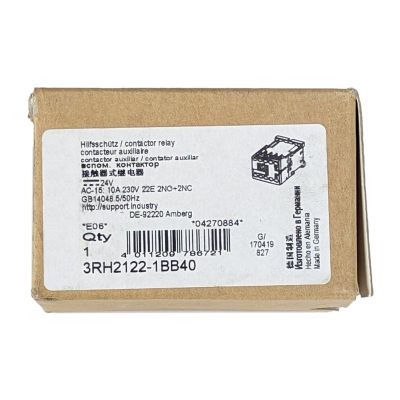 CungSu 3RH2122-1BB40 New and Sealed in Box 3RH21221BB40