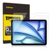 Adeway 2 Pack Screen Protector for iPad Air 11 Inch (2025 M3 & 2024 M2), Tempered Glass Film, Compatible with Apple Pencil & Face ID, Anti-Scratch, Clear Display, Easy Installation Kit view 1