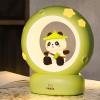 Cloud and Bunny Rechargeable Night Light, Safe Soft Silicone Material, 3 Brightness Levels, Tap Control, Warm Light, Toddler Sleeping Lamp, Bedroom Night Lamp, Gift for Baby and Kid (Moon and Panda) view 1
