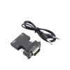 ACGTUY 1080P HD to HDMI-Compatible Converter Adapter with 3.5mm Cable HDMI-Compatible to Adapter Compatible with The TV DVD(HD to VGA) view 1