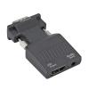 1080P HD to HDMI-Compatible Converter Adapter with 3.5mm Cable HDMI-Compatible to Adapter Compatible with The TV DVD(VGA to HD) view 2
