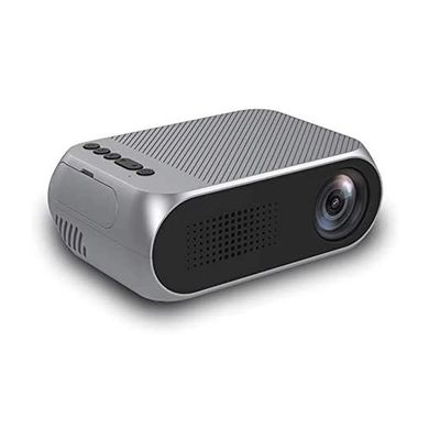 KDUFHC Projector - Support Full HD 1080P, Portable Movie Projector Compatible with TV Stick, iOS, Android,Outdoor Projector Compatible with TV