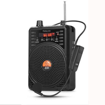 HIONJIN Microphone Speaker Teacher's Classroom Amplifier Speaker Tour Guide's Amplifier TF Card