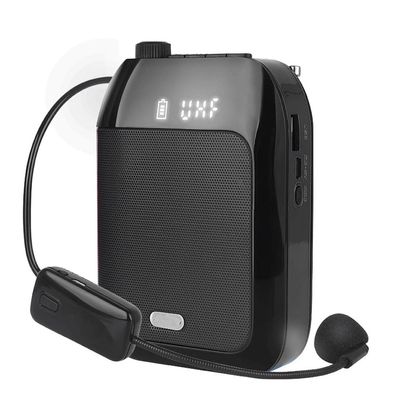 HIONJIN Voice Amplifier Portable for Teaching Lecture Tour Guide TF UDisk Megaphone Microphone Speaker(D)