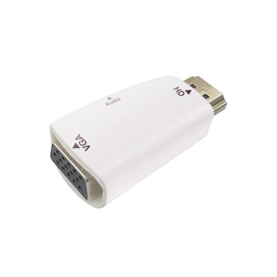 HDMI-Compatible Male to Female Adapter HD 1080P Cable Converter Compatible with The PC TV Box Computer Display Projector(White no Cable)