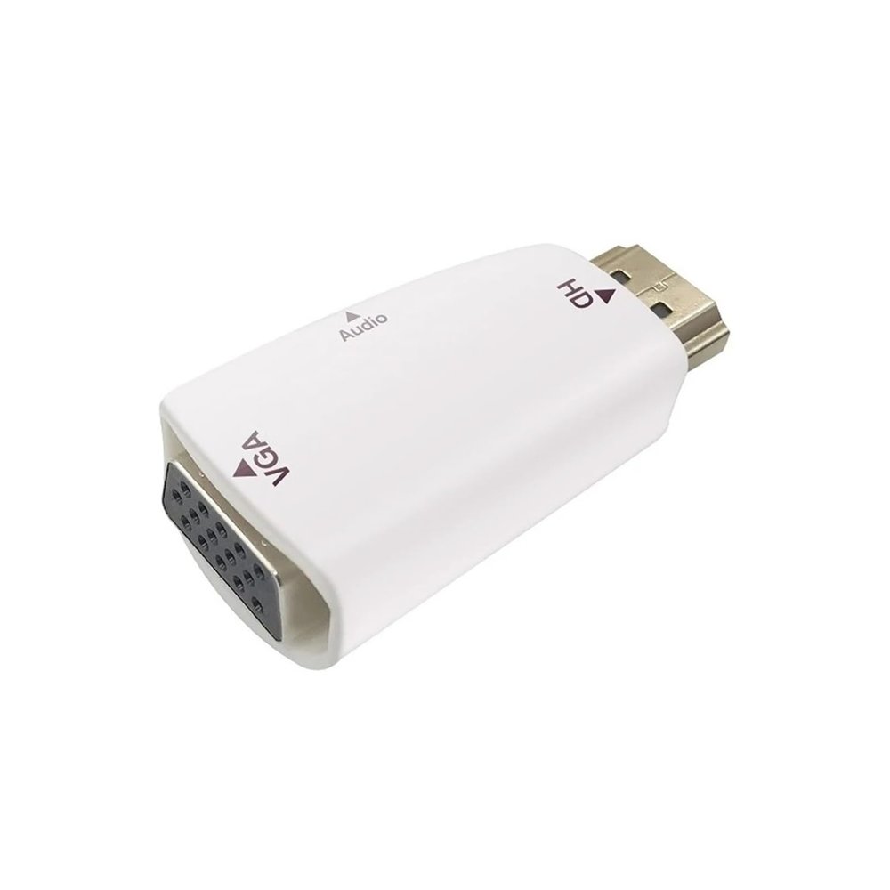 HDMI-Compatible Male to Female Adapter HD 1080P Cable Converter Compatible with The PC TV Box Computer Display Projector(White no Cable)