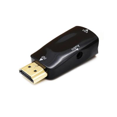 ACGTUY HDMI-Compatible Male to Female Adapter HD 1080P Cable Converter Compatible with The PC TV Box Computer Display Projector(Black no Cable)