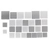 27PCS BGA Reballing Stencils 304 Stainless Steel Mesh, Precision Sintering Crafted, Suitable for Laptop Welding Maintenance Marked Specifications, view 1