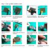 27PCS BGA Reballing Stencils 304 Stainless Steel Mesh, Precision Sintering Crafted, Suitable for Laptop Welding Maintenance Marked Specifications, view 2