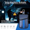 Faraday Bag for Key Fob, Anti-Theft Key fob Protector Signal Blocking Fits Most Keyfobs for All Cars From EU, America and Asia, Pack of 2 view 4